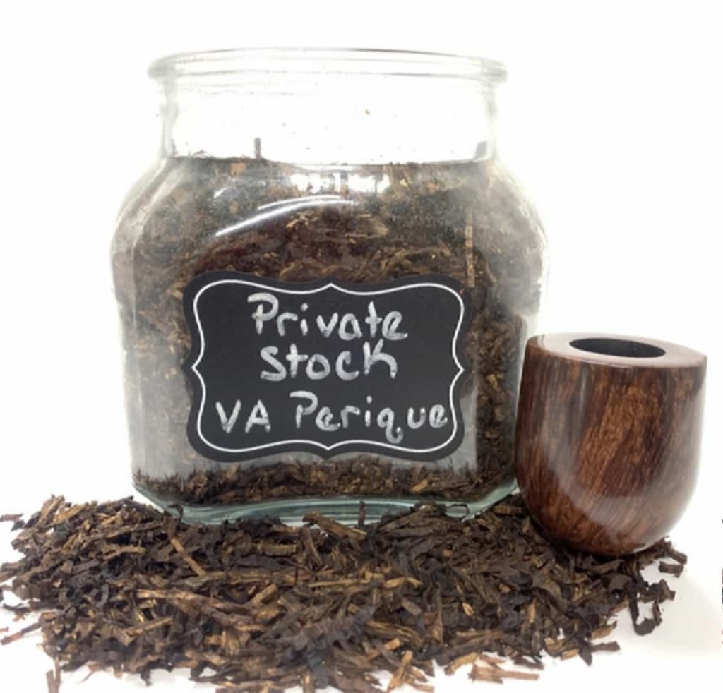 Perique tobacco being added to a blend, enhancing its flavor