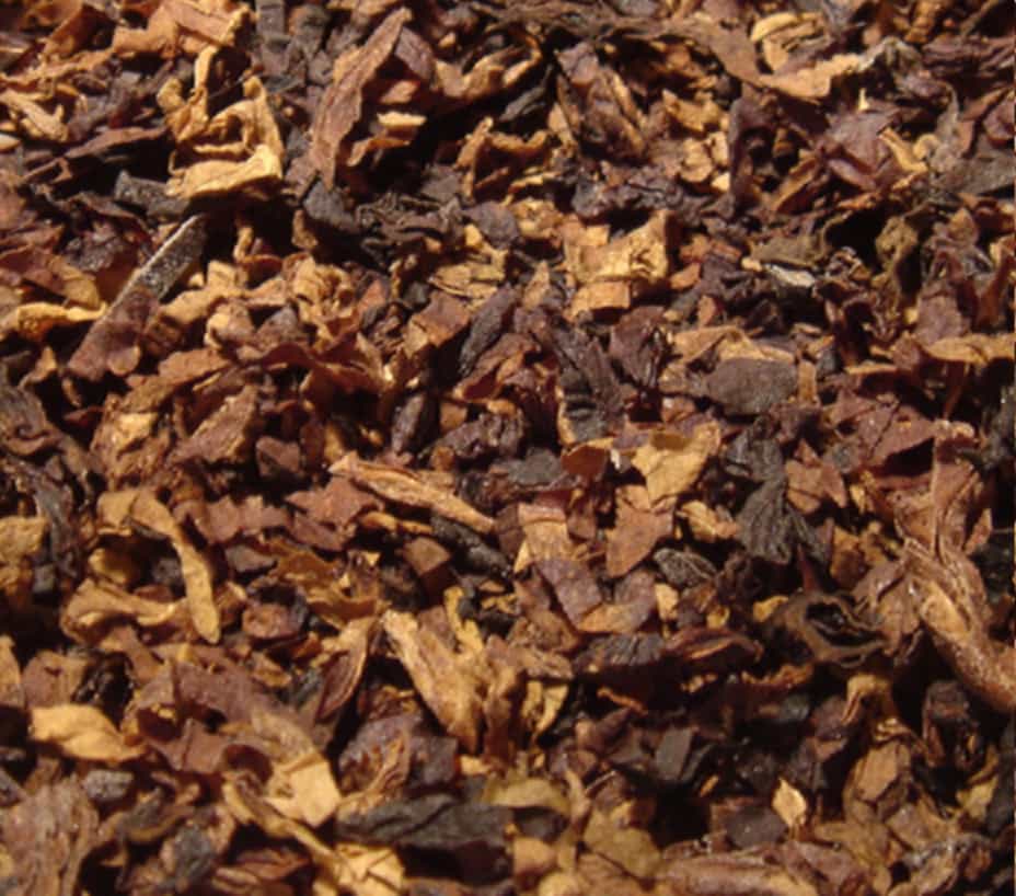 Photograph of tobacco leaves, a symbol of Virginia's trade